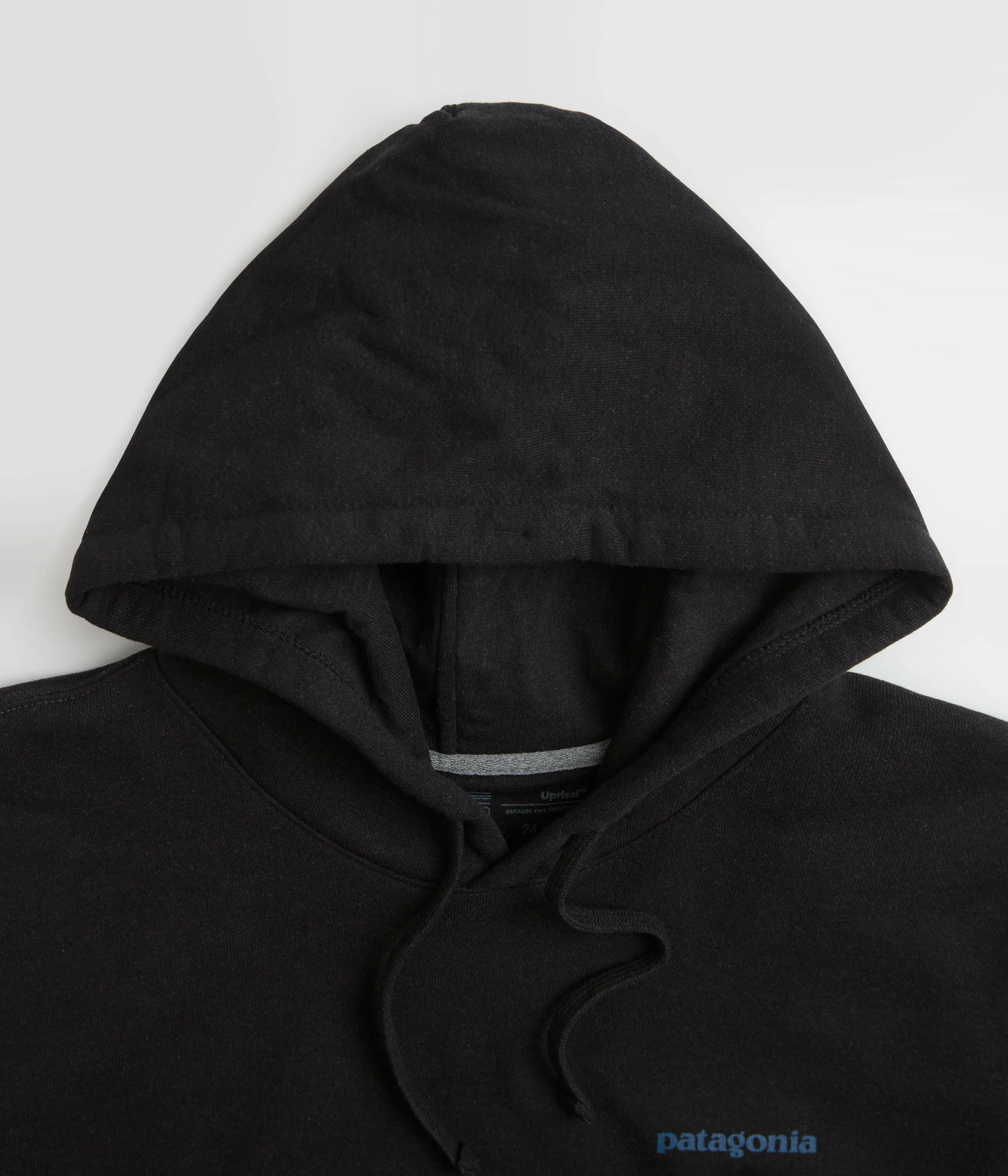 Patagonia Boardshort Logo Uprisal Hoodie - Ink Black