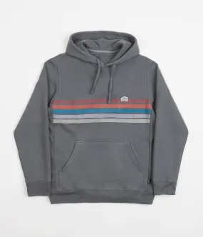 Patagonia Line Logo Ridge Stripe Uprisal Hoodie - Plume Grey