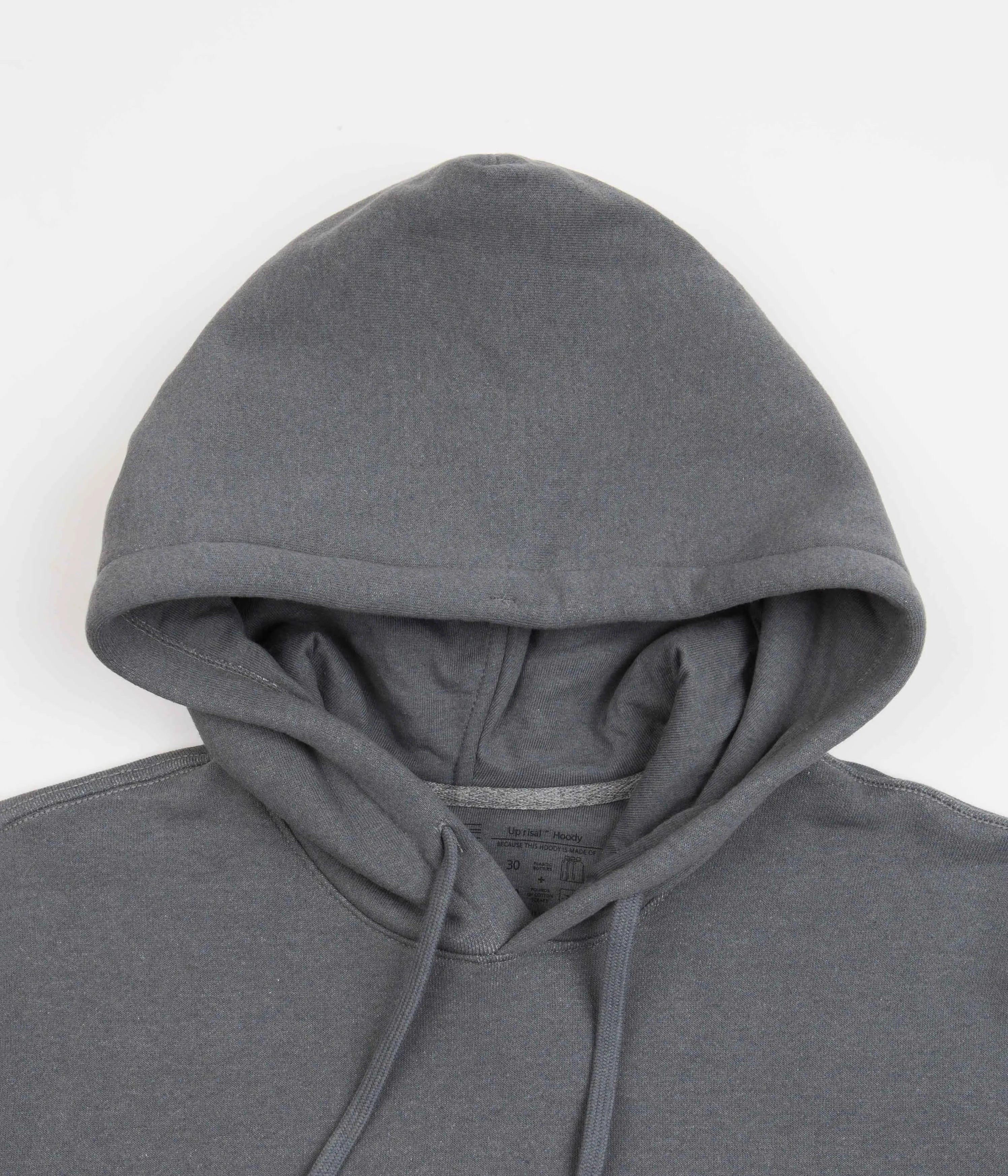 Patagonia Line Logo Ridge Stripe Uprisal Hoodie - Plume Grey