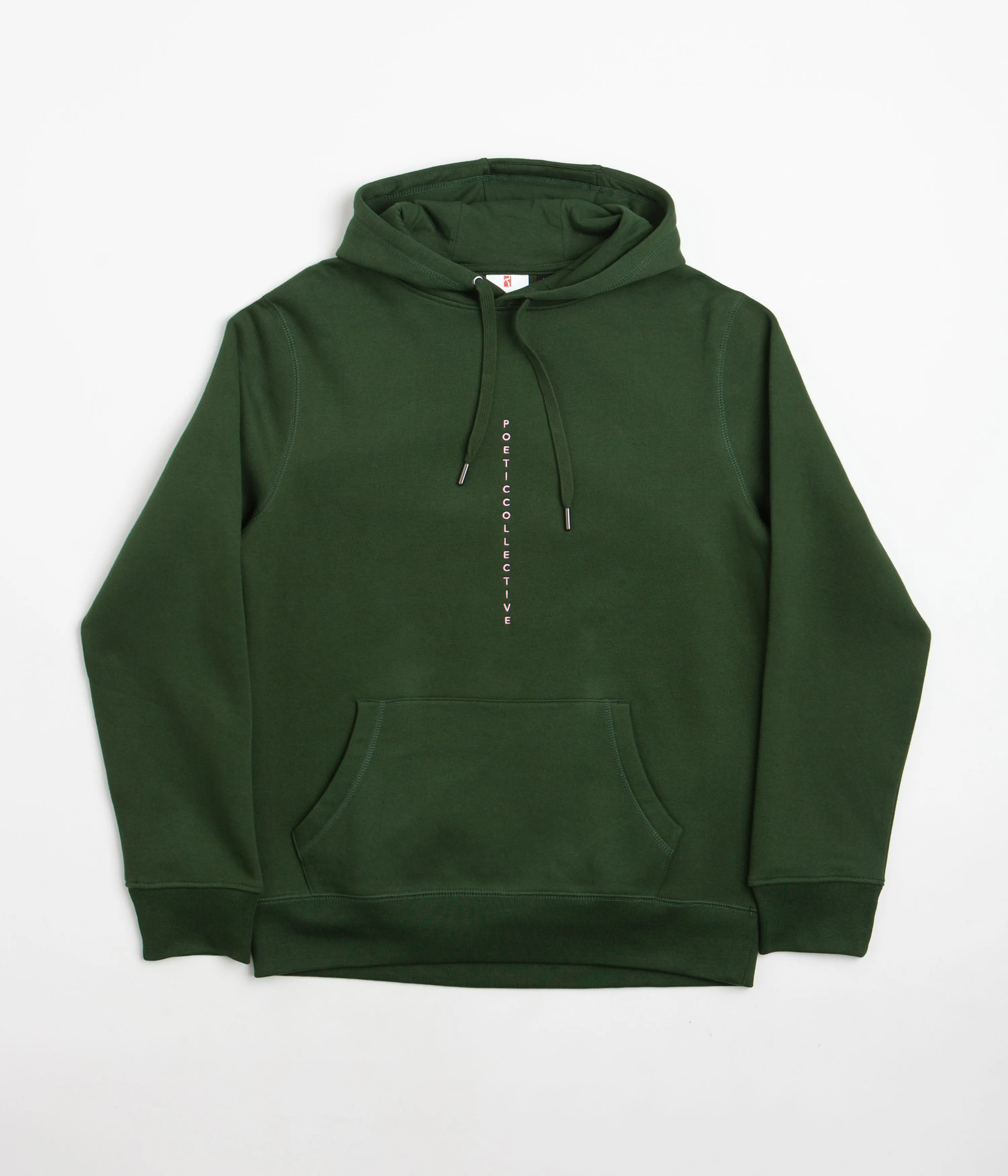 Poetic Collective Brush Stroke Hoodie - Bottle Green