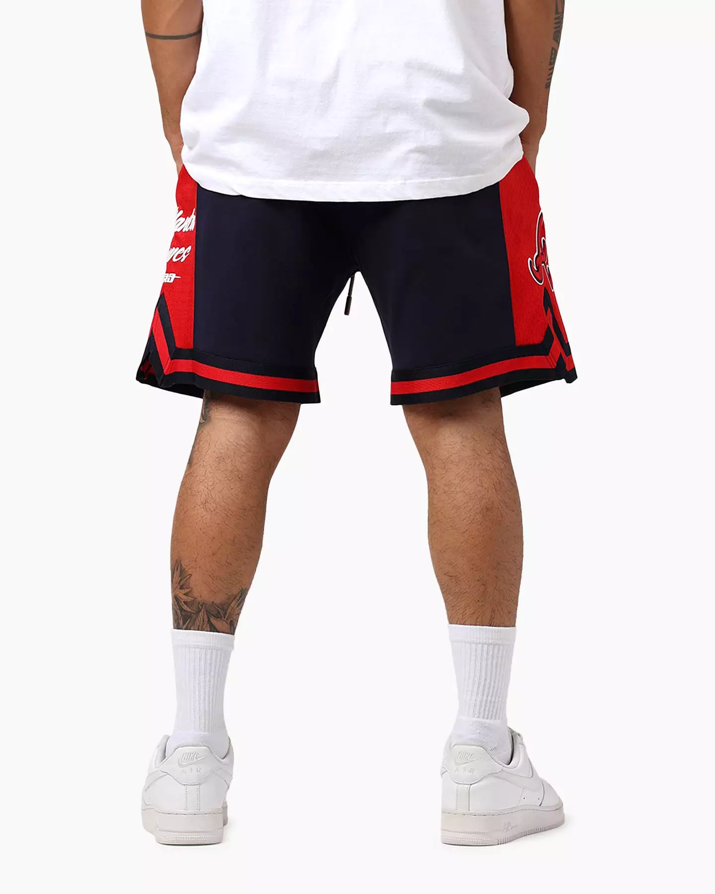 Pro Standard Atlanta Braves Fast Lane 2.0 Shorts Midnight/Red