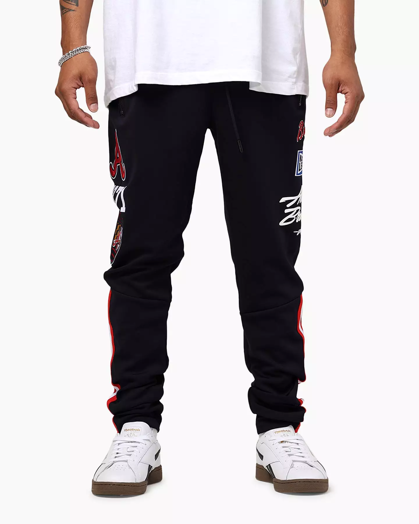 Pro Standard Atlanta Braves Fast Lane Trackpant Midnight/Red