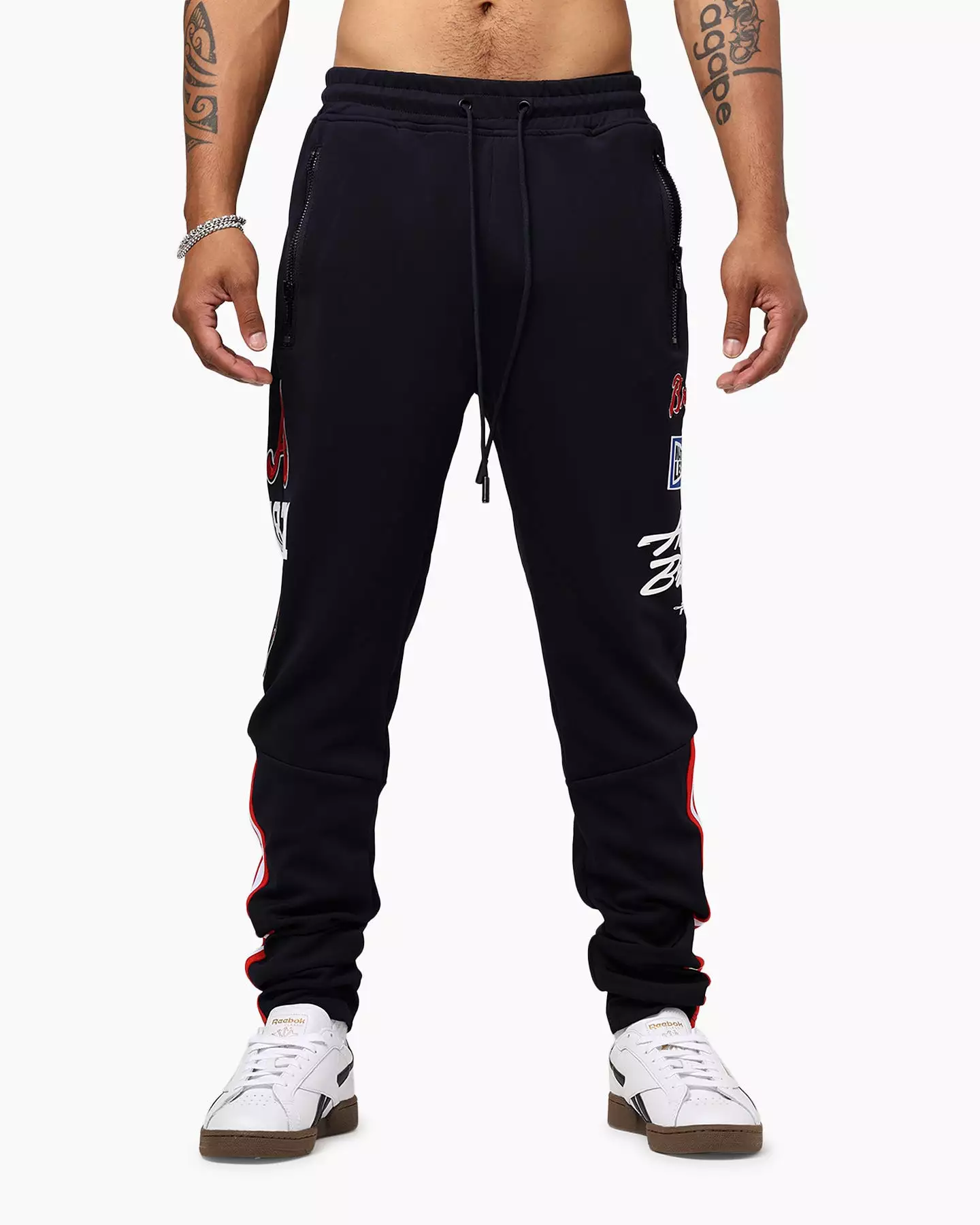 Pro Standard Atlanta Braves Fast Lane Trackpant Midnight/Red