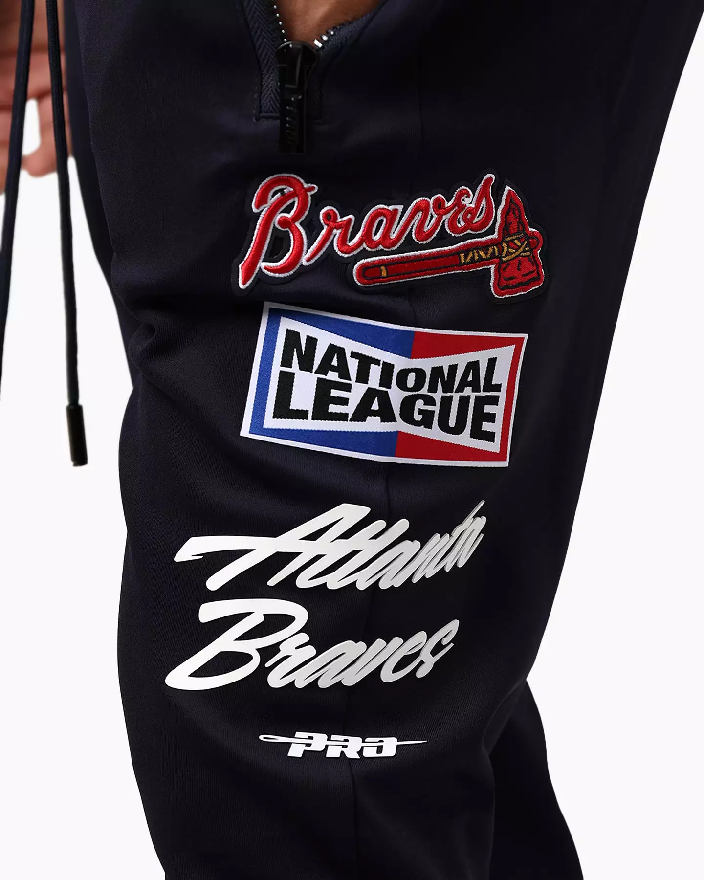 Pro Standard Atlanta Braves Fast Lane Trackpant Midnight/Red