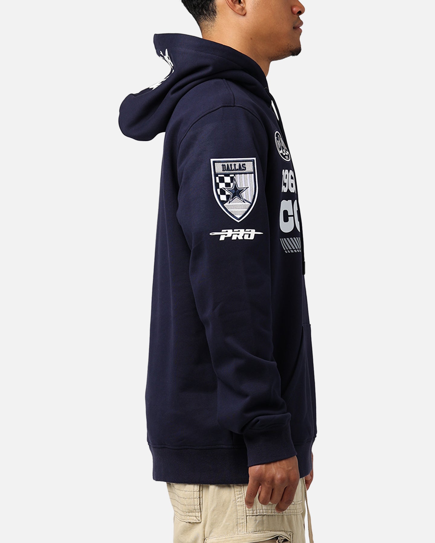 Pro Standard Dallas Cowboys Fast Lane Hoodie Midnight Navy