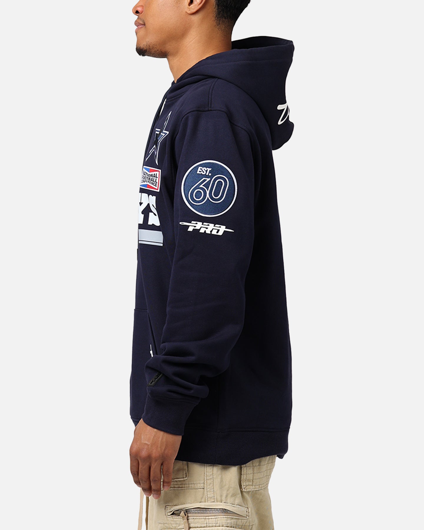 Pro Standard Dallas Cowboys Fast Lane Hoodie Midnight Navy