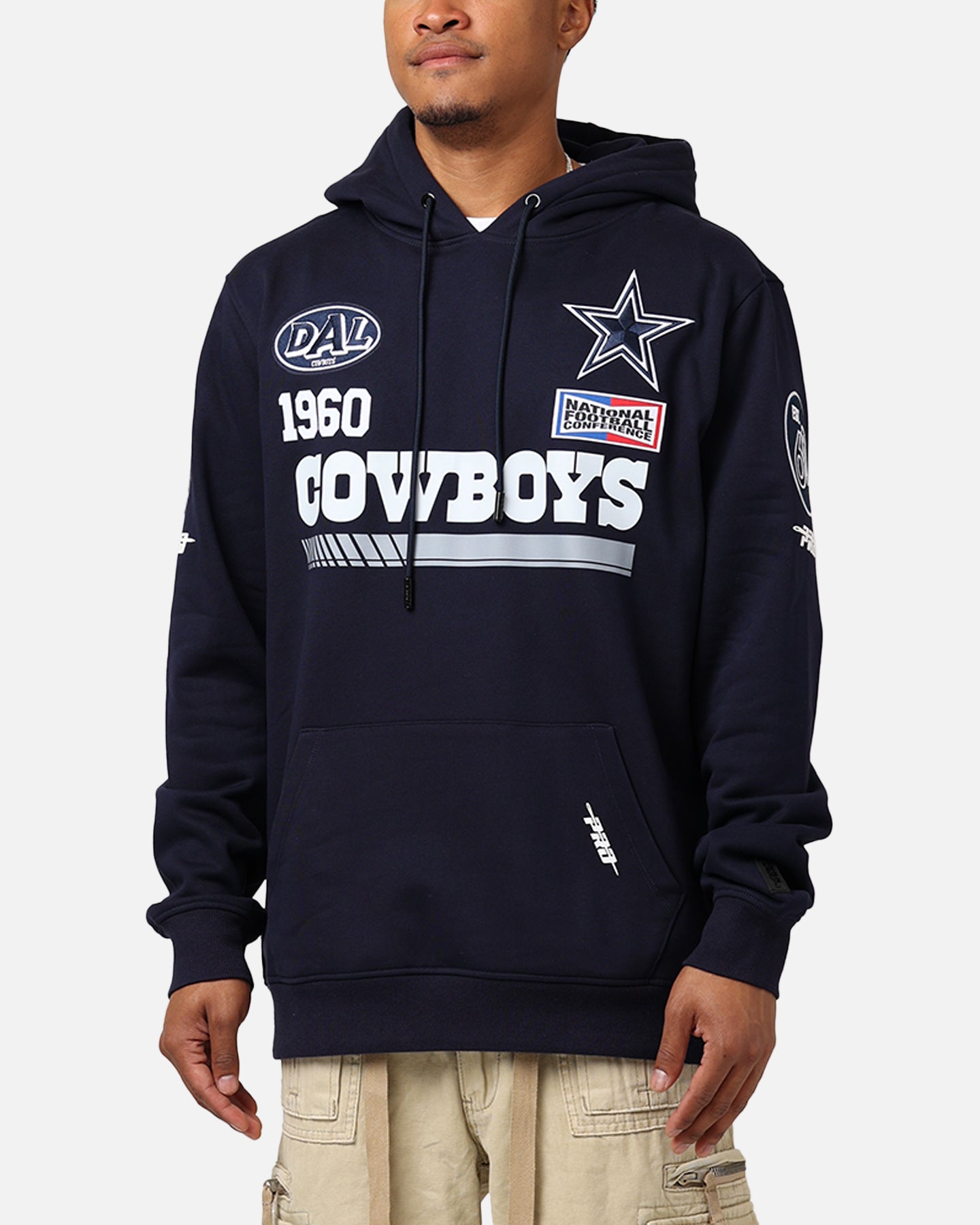 Pro Standard Dallas Cowboys Fast Lane Hoodie Midnight Navy