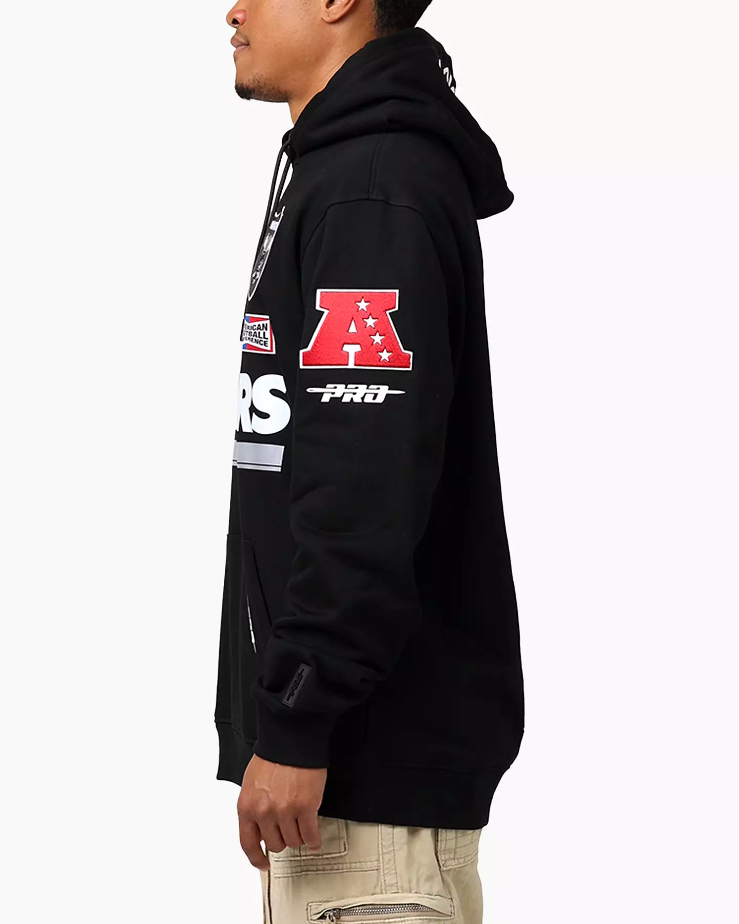 Pro Standard Las Vegas Raiders Fast Lane Hoodie Black