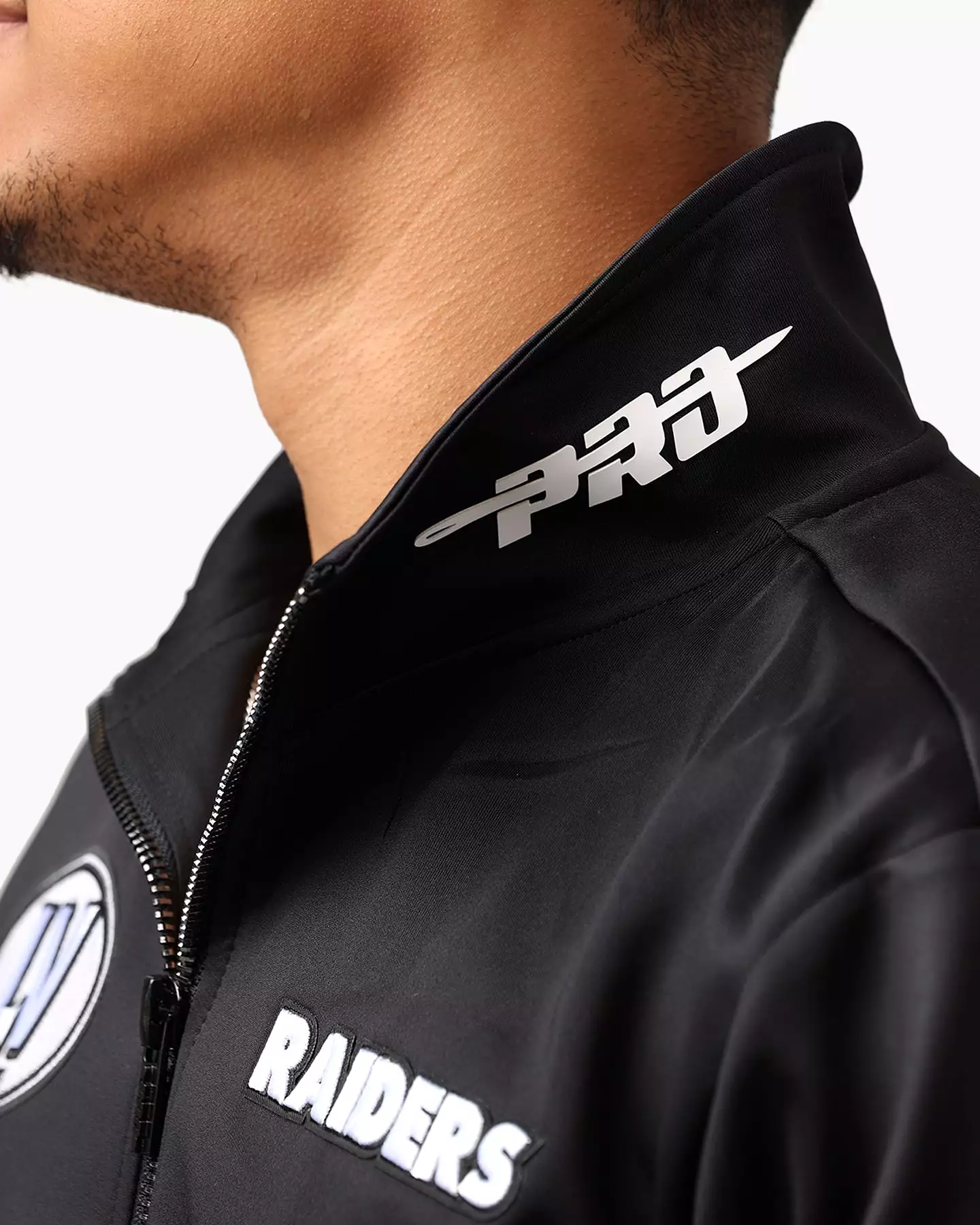 Pro Standard Las Vegas Raiders Fast Lane Track Jacket Black