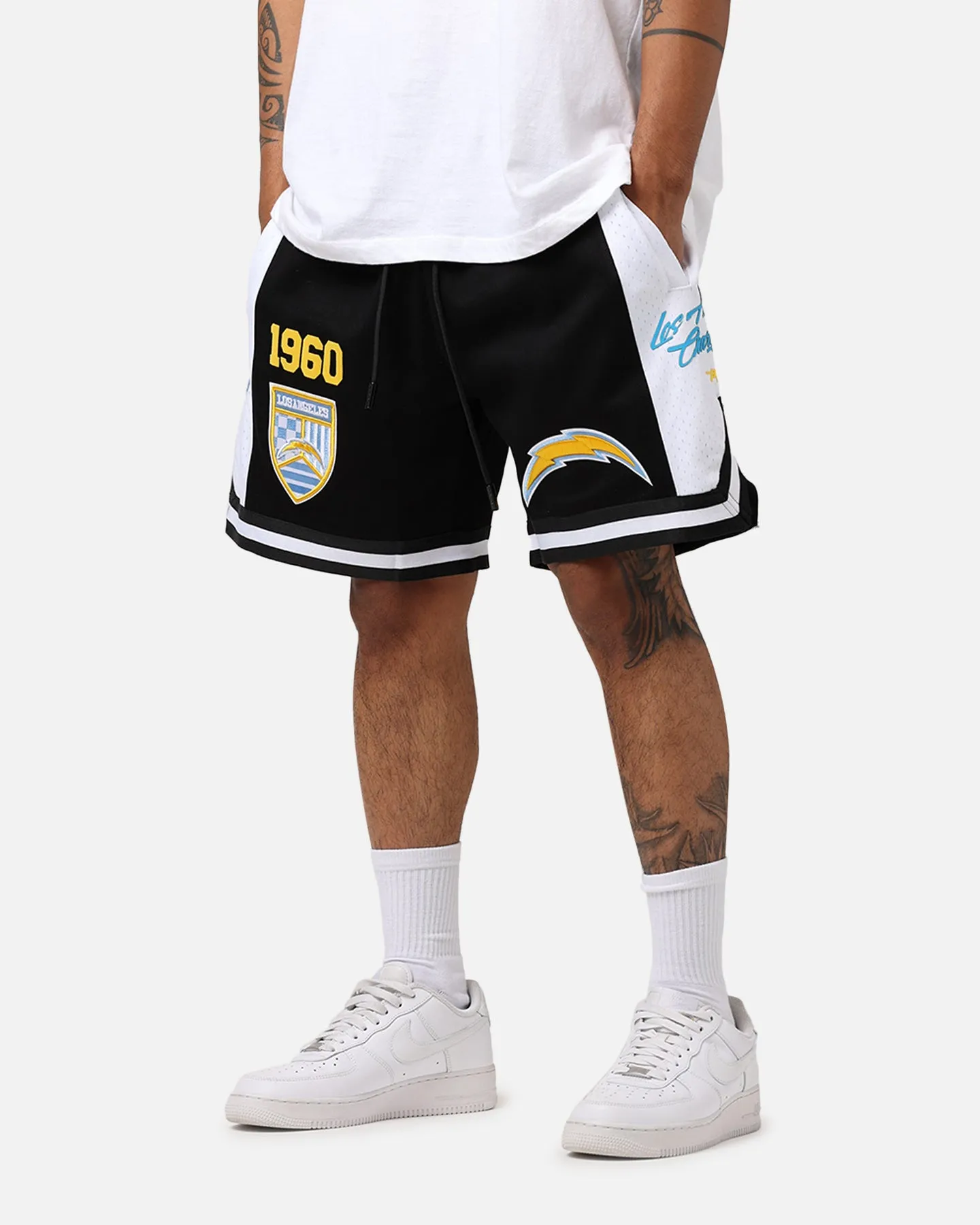 Pro Standard Los Angeles Chargers Fast Lane 2.0 Shorts Black