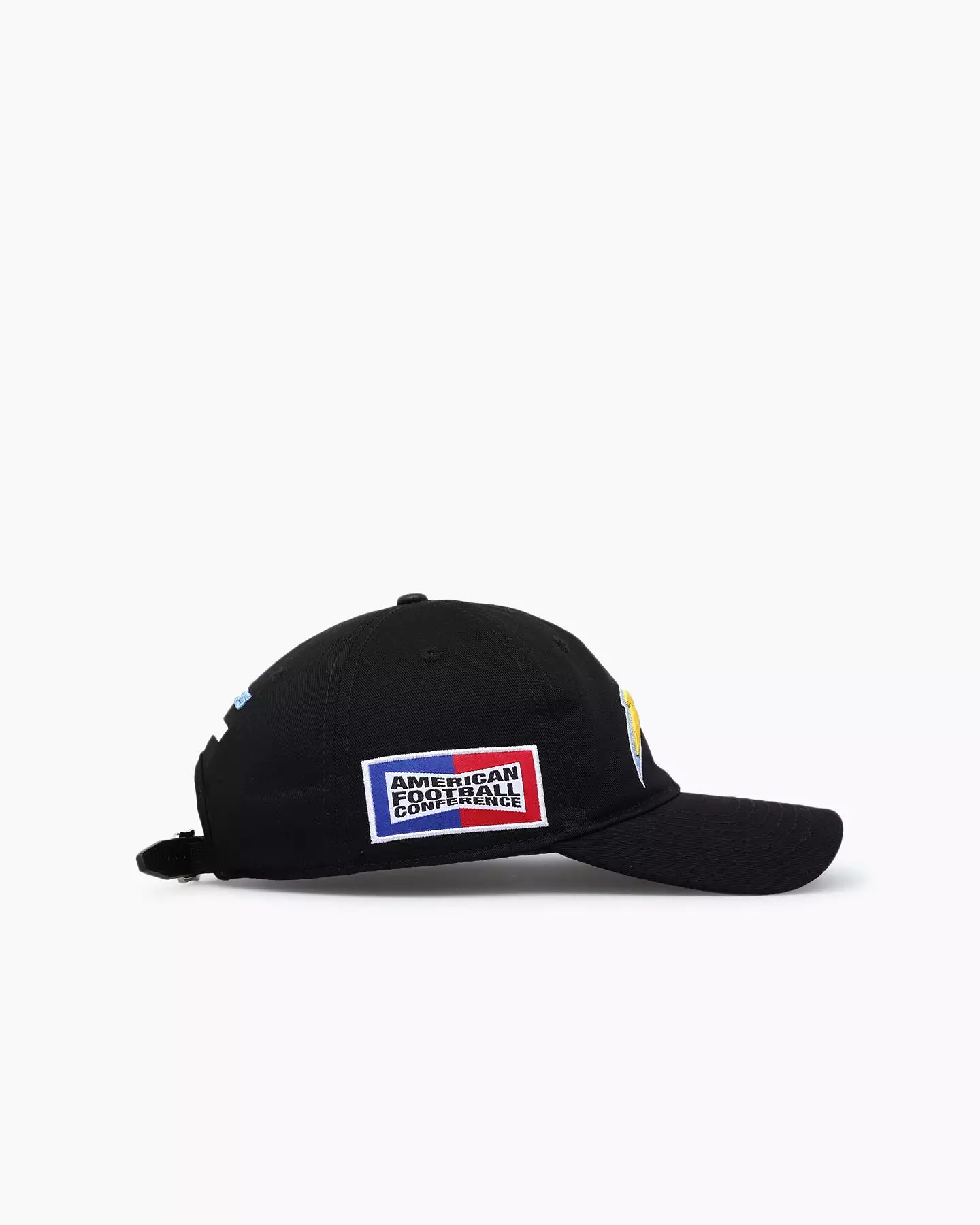 Pro Standard Los Angeles Chargers Fast Lane Logo Dad Hat Strapback Black