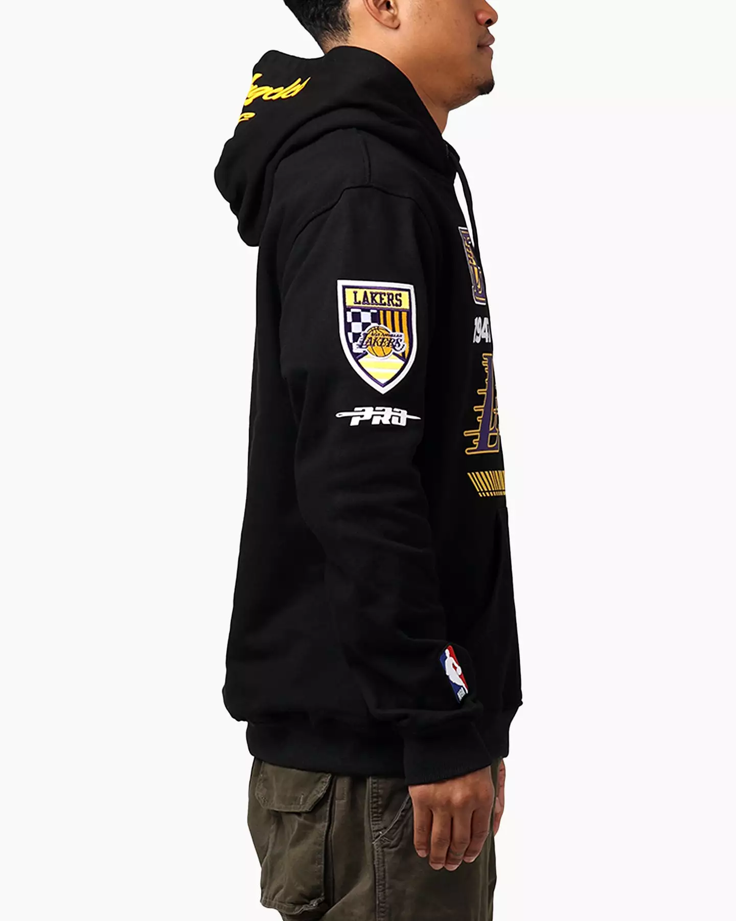 Pro Standard Los Angeles Lakers Fast Lane Hoodie Black