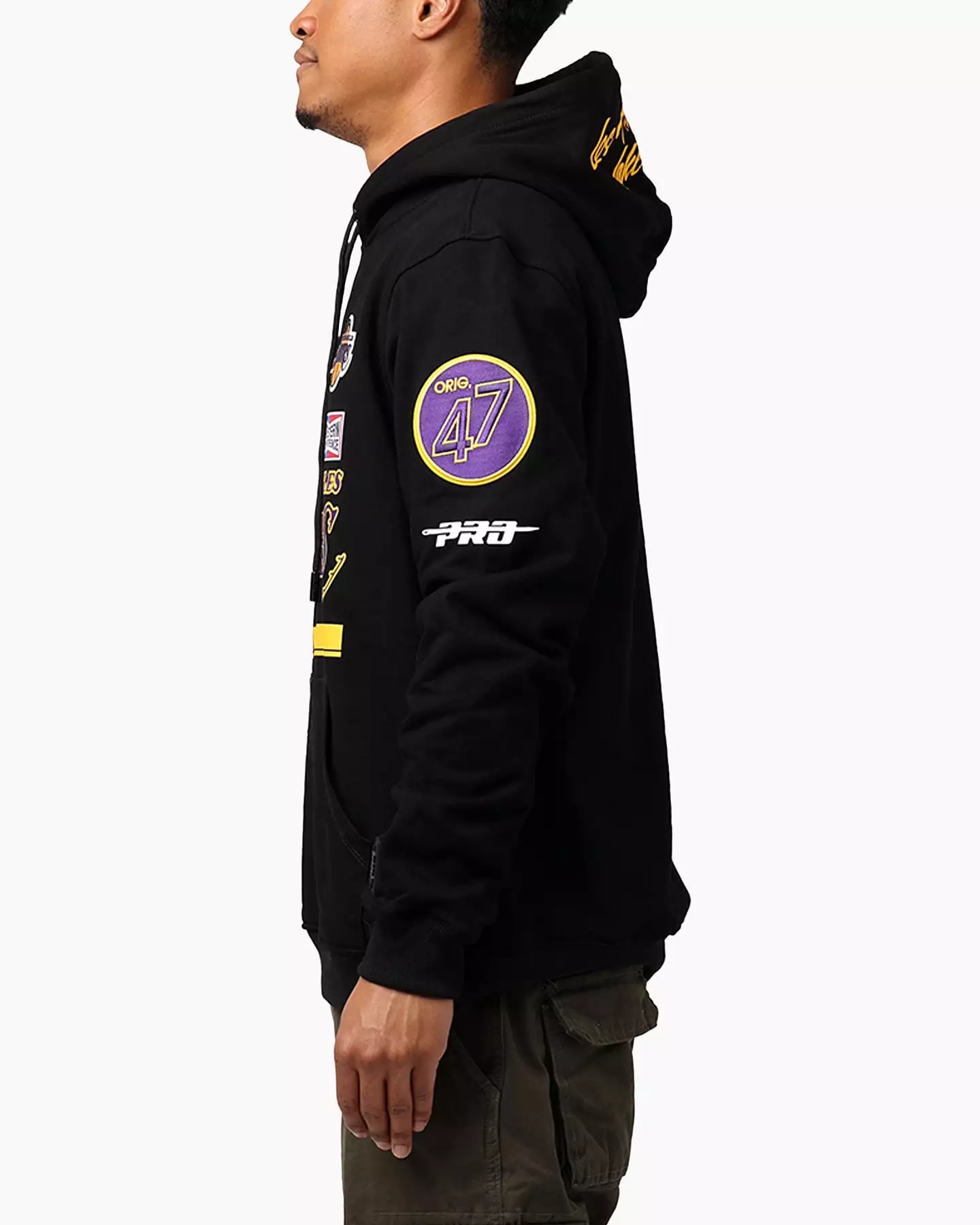 Pro Standard Los Angeles Lakers Fast Lane Hoodie Black