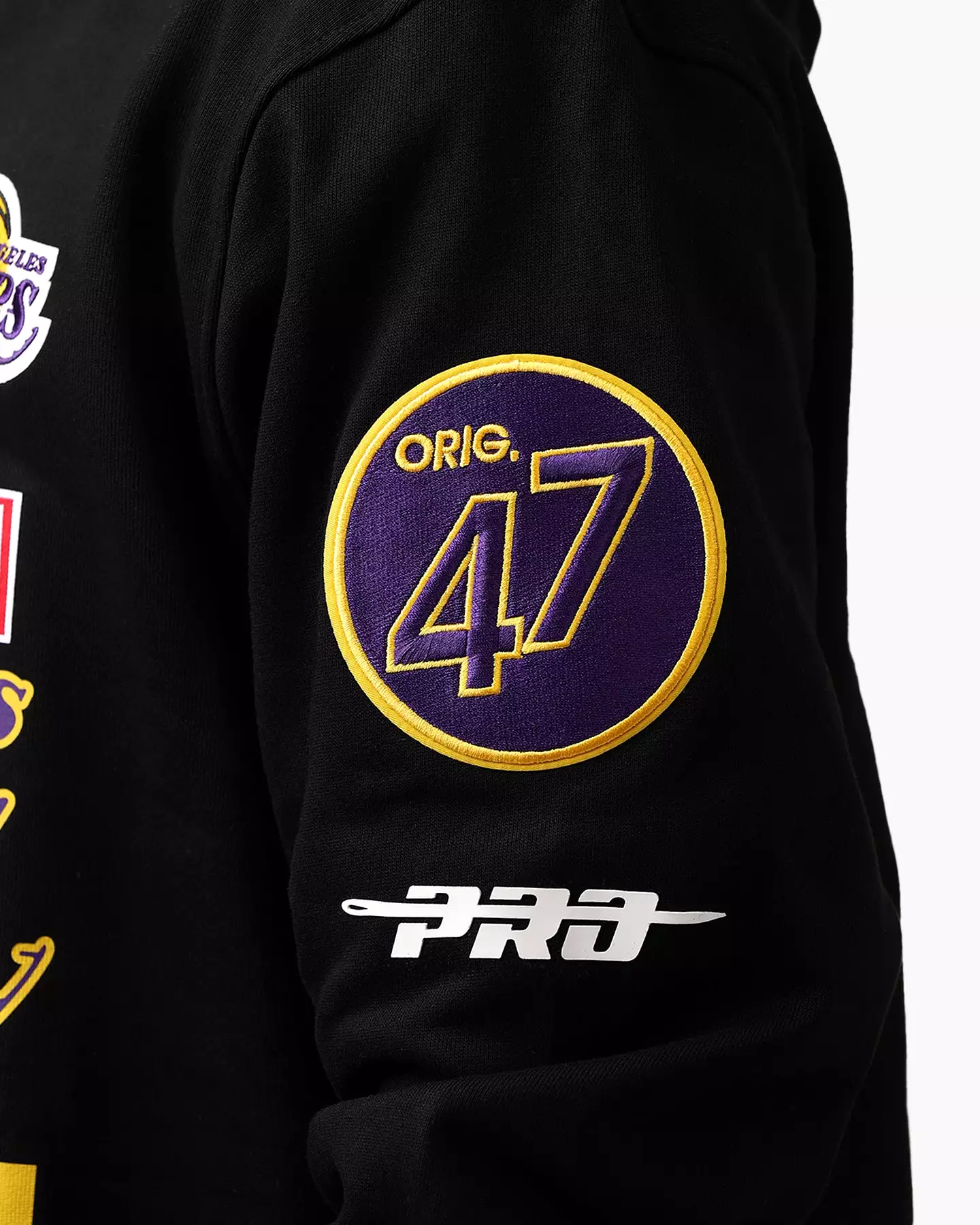 Pro Standard Los Angeles Lakers Fast Lane Hoodie Black