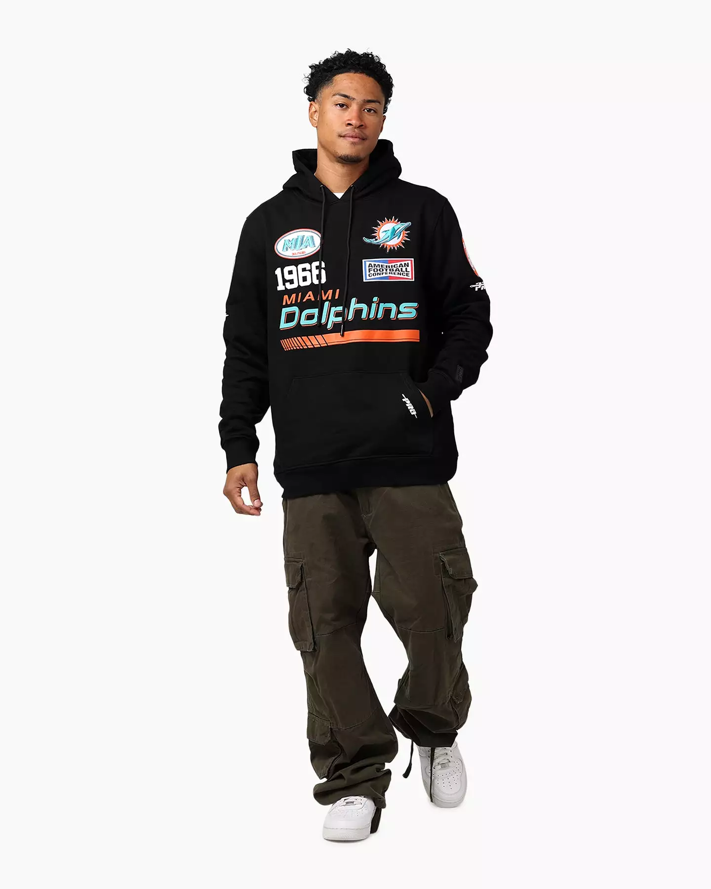 Pro Standard Miami Dolphins Fast Lane Hoodie Black