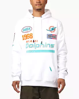 Pro Standard Miami Dolphins Fast Lane Hoodie White