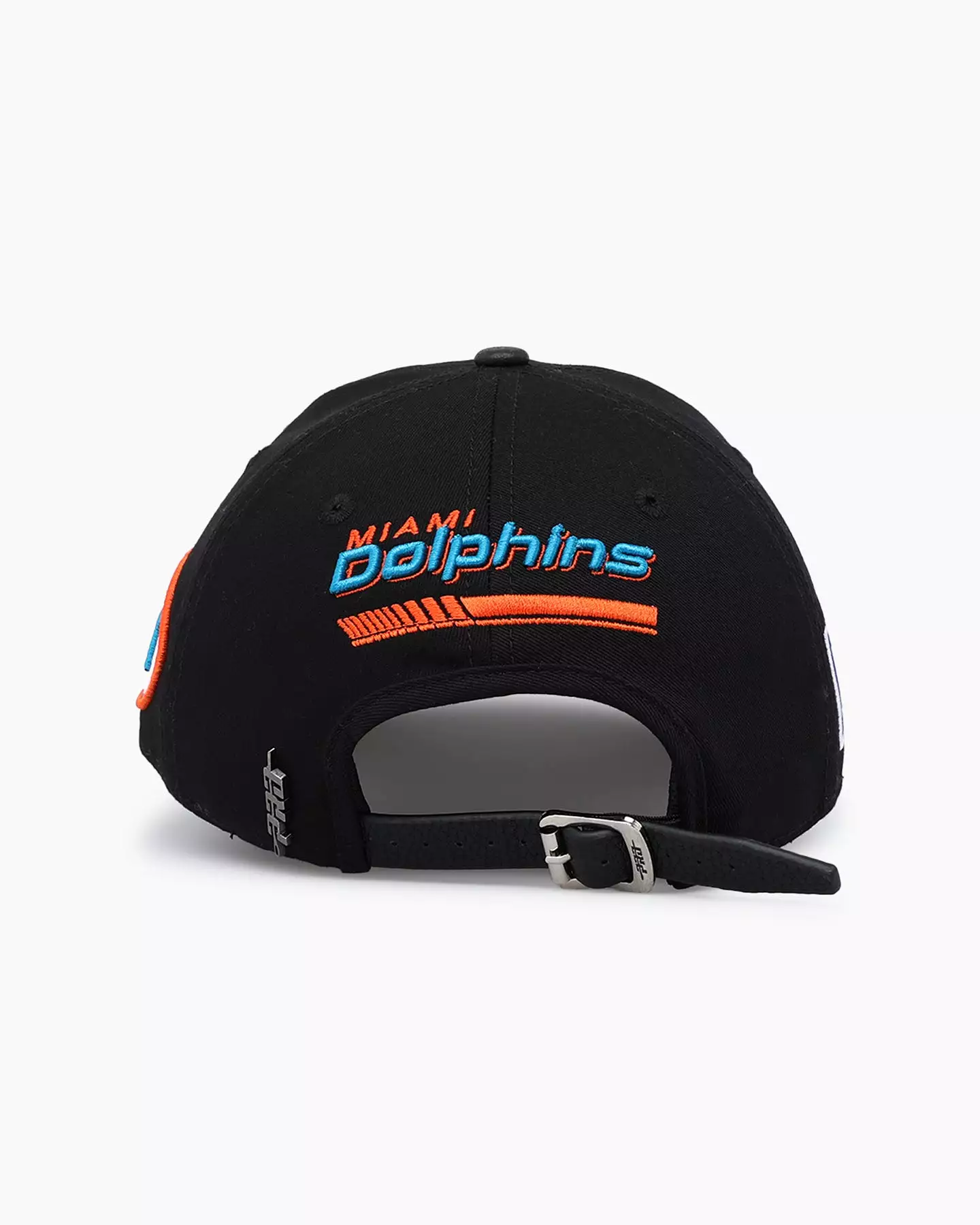 Pro Standard Miami Dolphins Fast Lane Logo Dad Hat Strapback Black