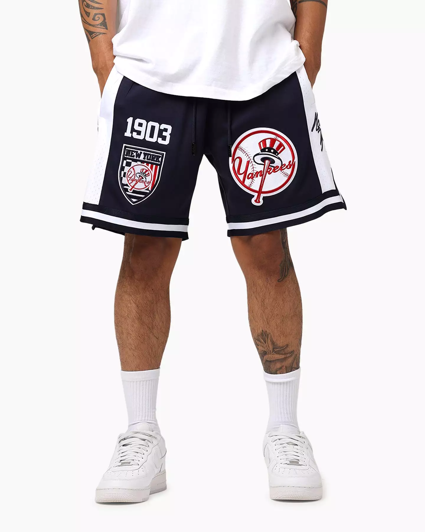 Pro Standard New York Yankees Fast Lane 2.0 Shorts Midnight Navy