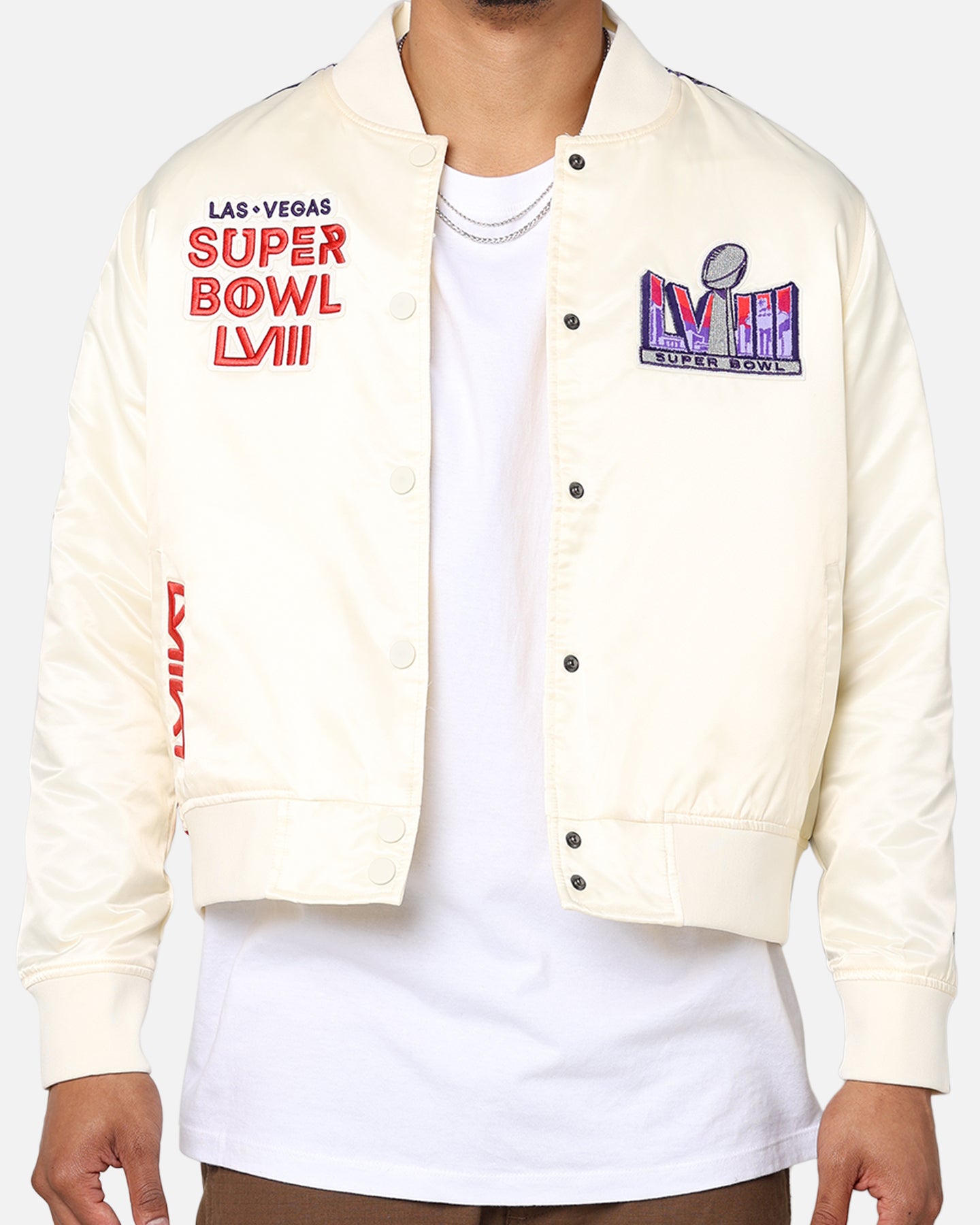 Pro Standard NFL Super Bowl LVIII Sublimated Jacket Eggshell