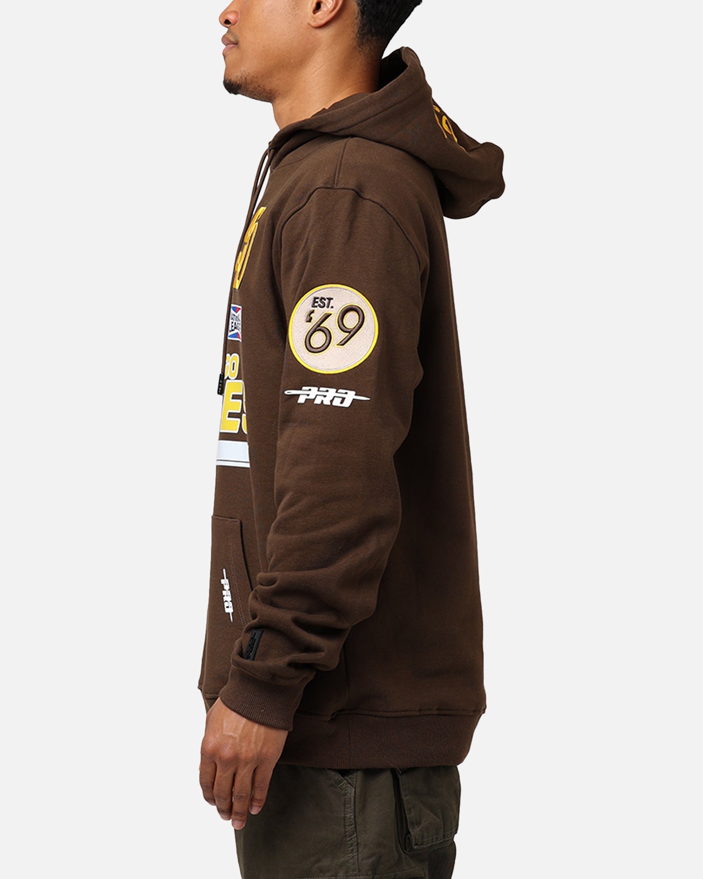 Pro Standard San Diego Padres Fast Lane Hoodie Brown