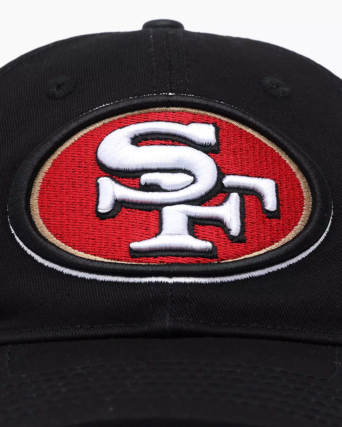 Pro Standard San Francisco 49ers Fast Lane Logo Dad Hat Strapback Black