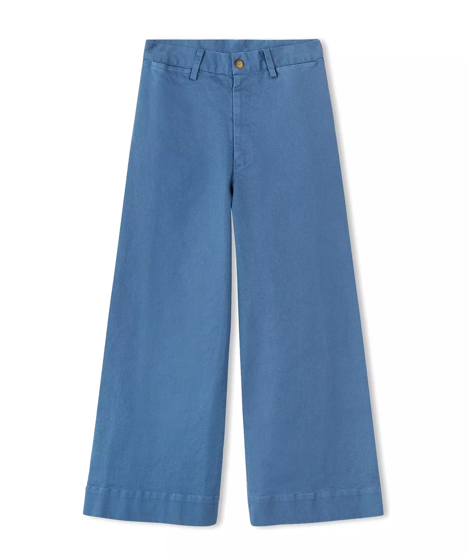 Sailor faded denim cotton pant