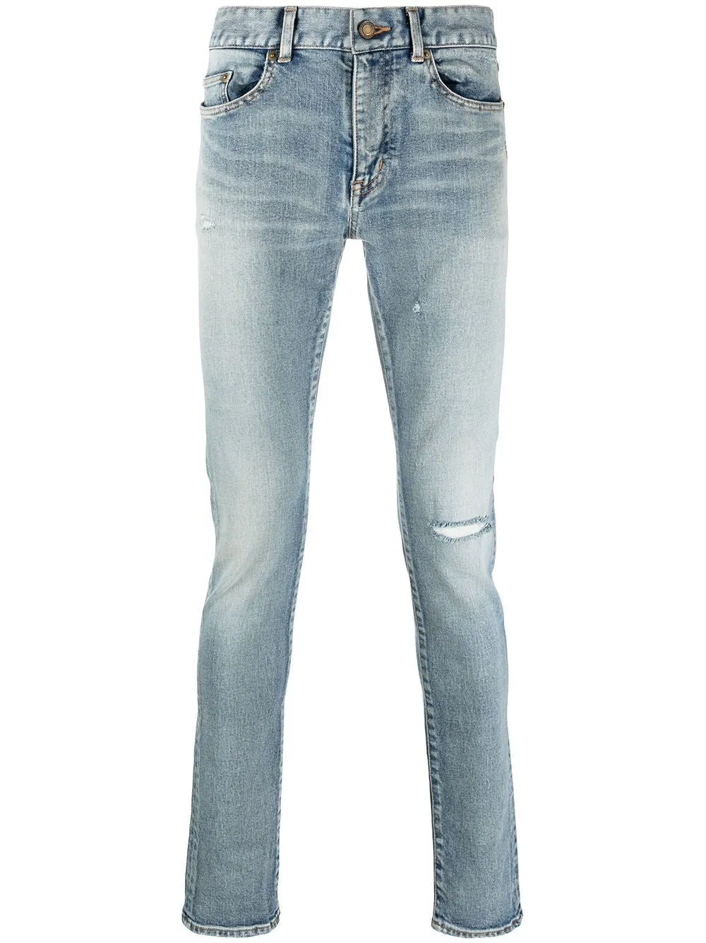 SAINT LAURENT Contemporary Skinny Low-Rise Pants