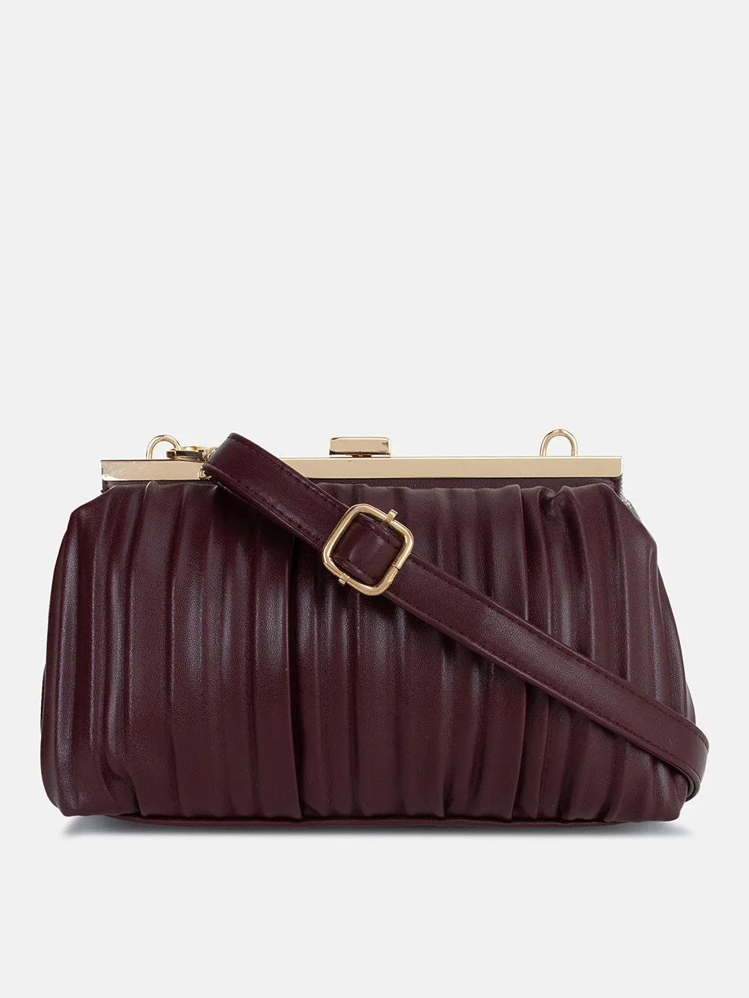 Solid Pleated Bag