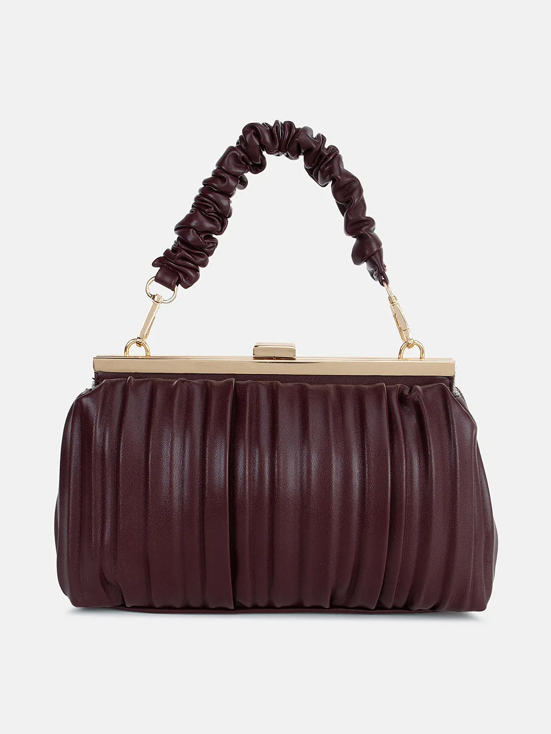 Solid Pleated Bag