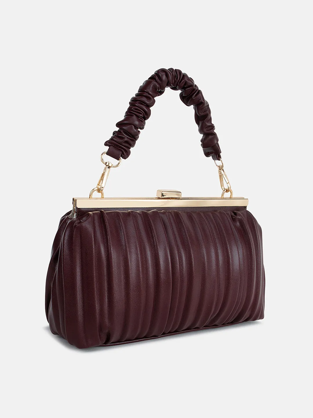 Solid Pleated Bag