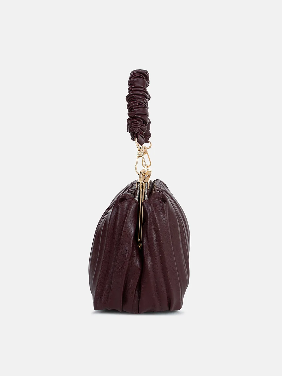 Solid Pleated Bag