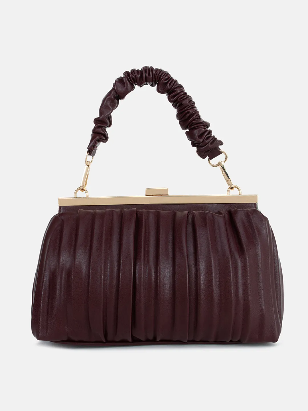 Solid Pleated Bag