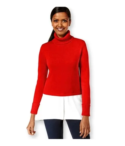 Style & Co. Womens Layered-Look Turtleneck Pullover Sweater, TW1