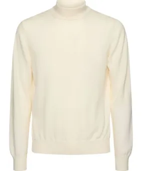 Tagliatore Wool Knit Mock Neck Sweater