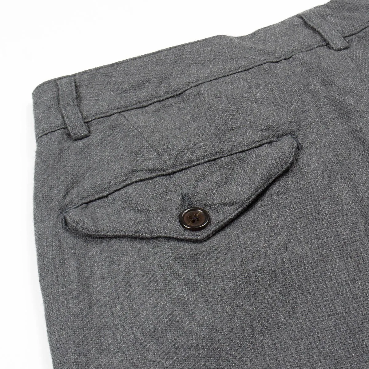 Universal Works - Aston Pant Cotton Linen Panama - Grey