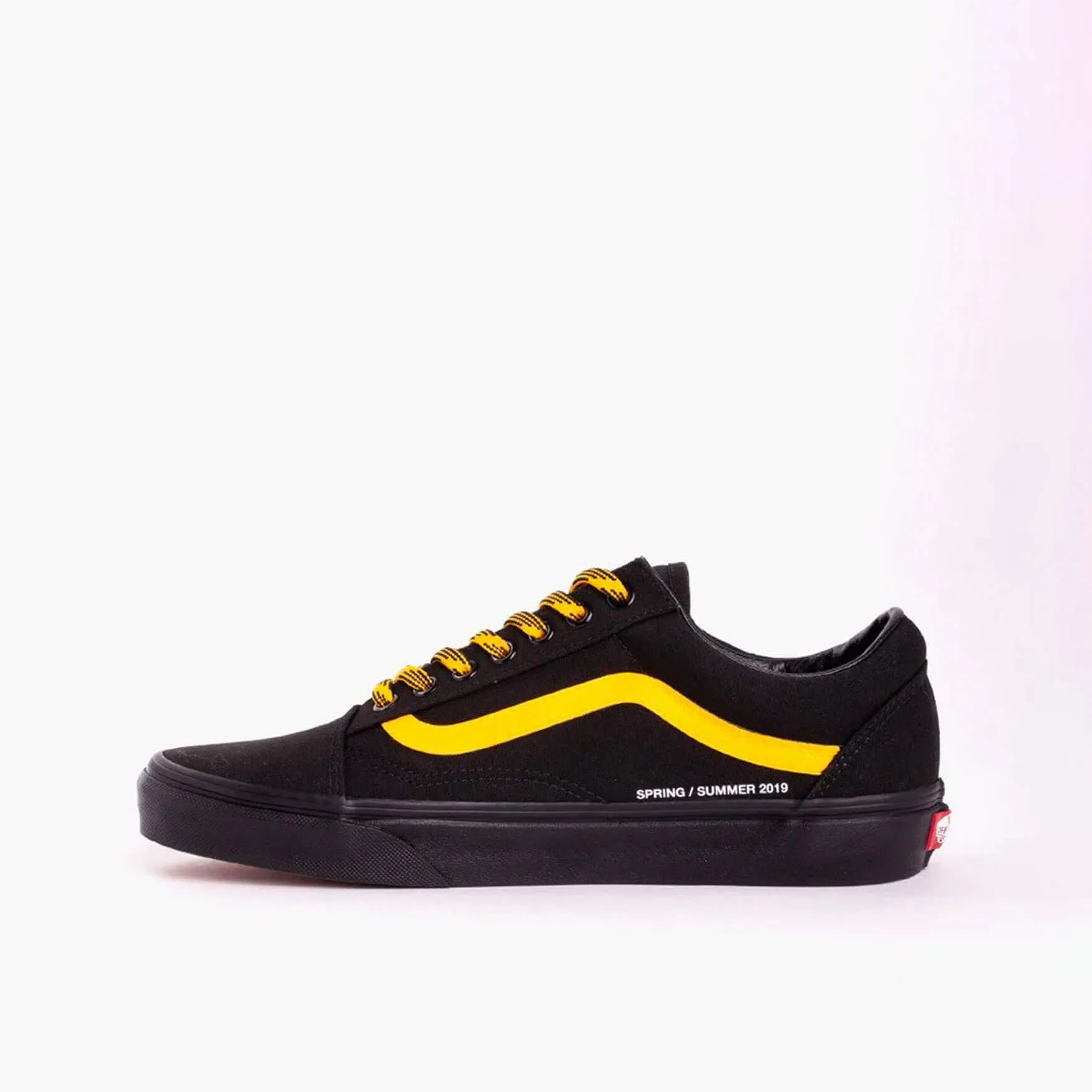 Vans Old Skool Logo Stripe Custom Black