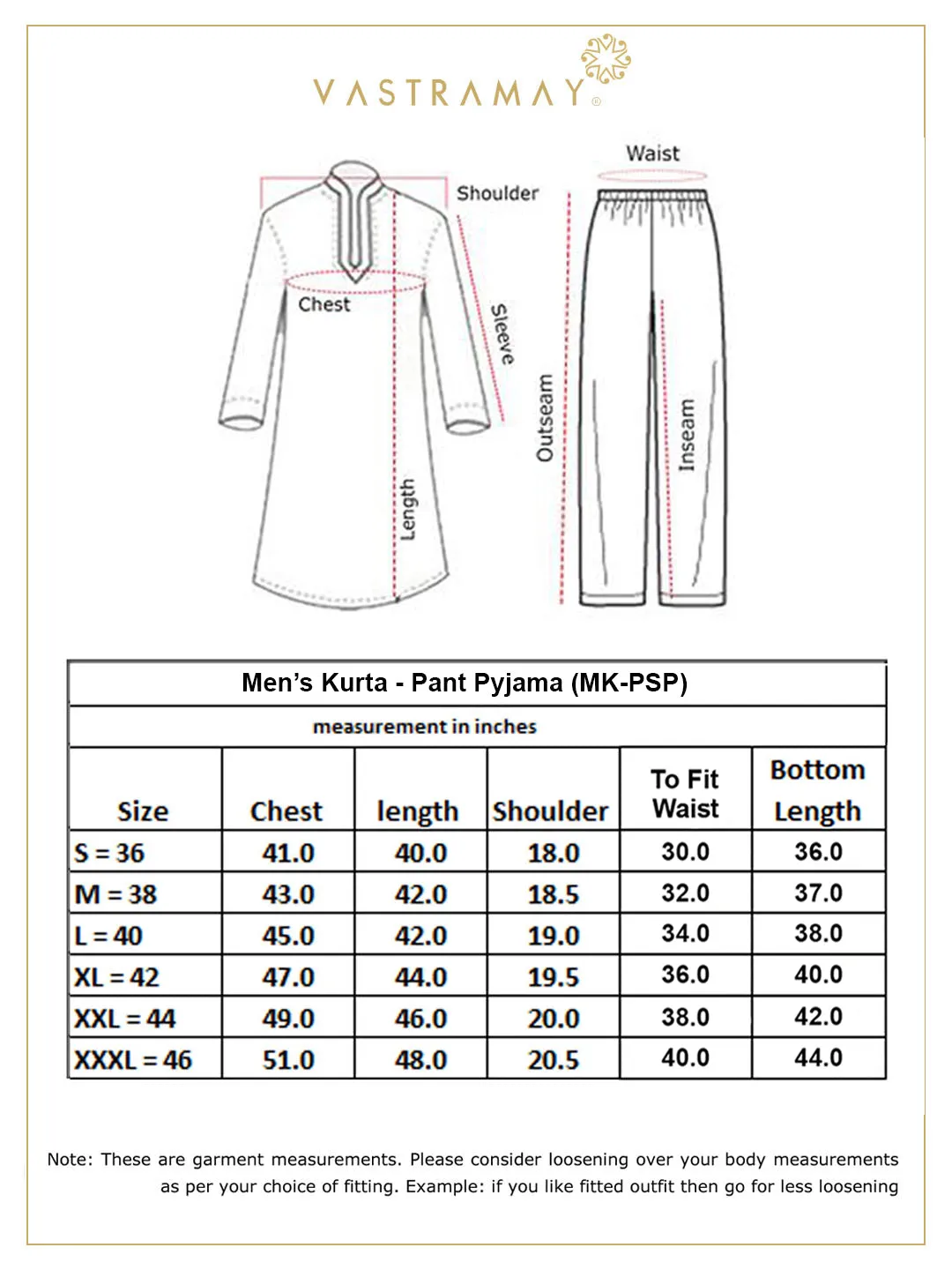 VASTRAMAY Men's Grey Cotton Kurta And Pant Style Cotton  Pyjama Set