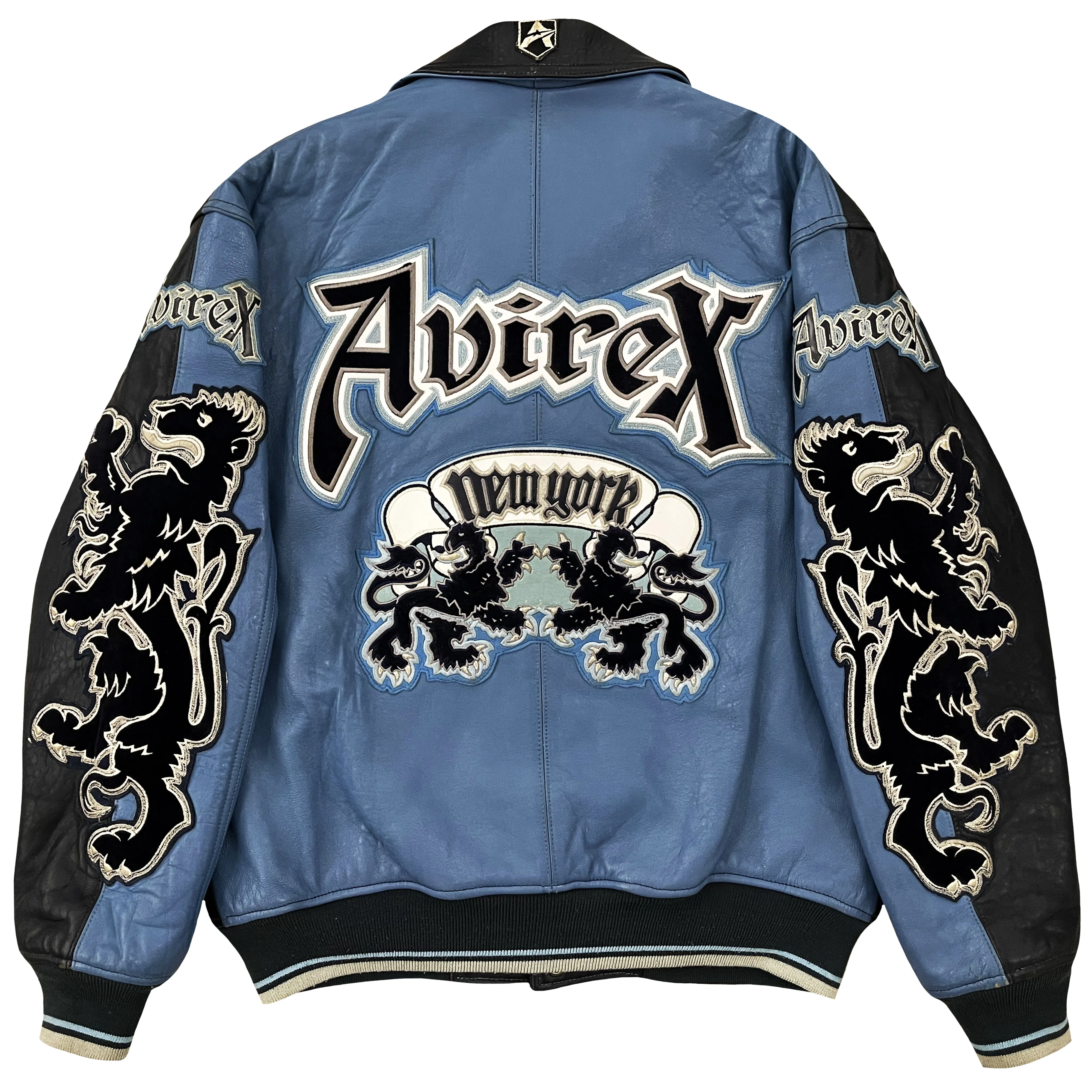 Vintage Avirex Leather Varsity Jacket