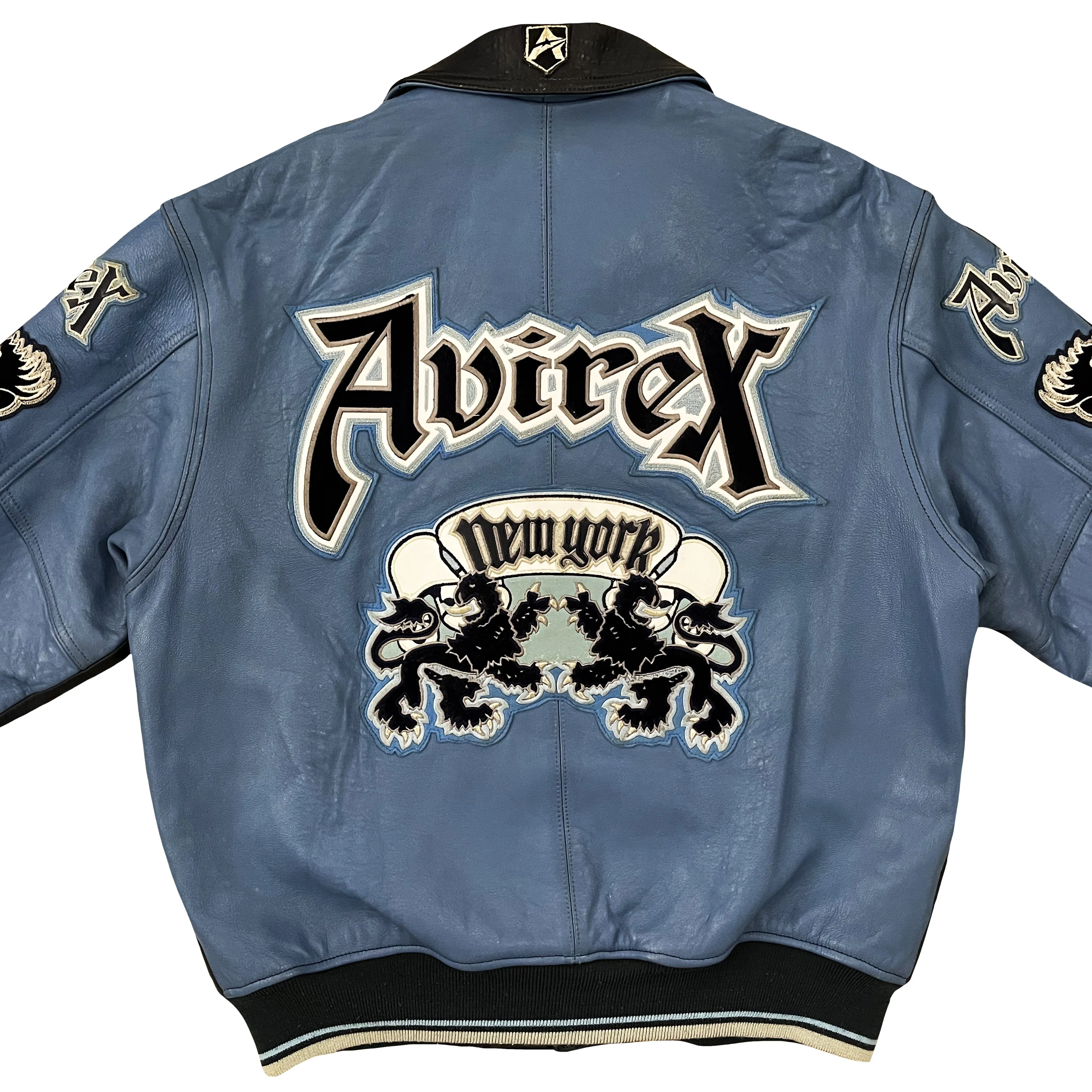 Vintage Avirex Leather Varsity Jacket