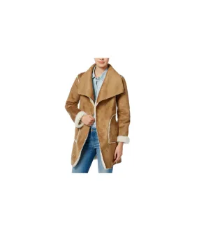 Wildflower Womens Faux-Shearling Fleece Jacket