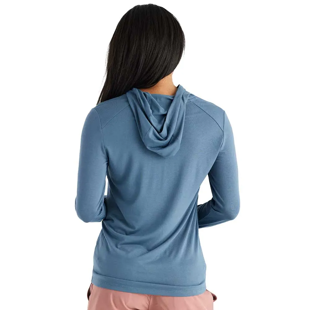 Women's Bamboo Shade Hoodie II - Slate Blue