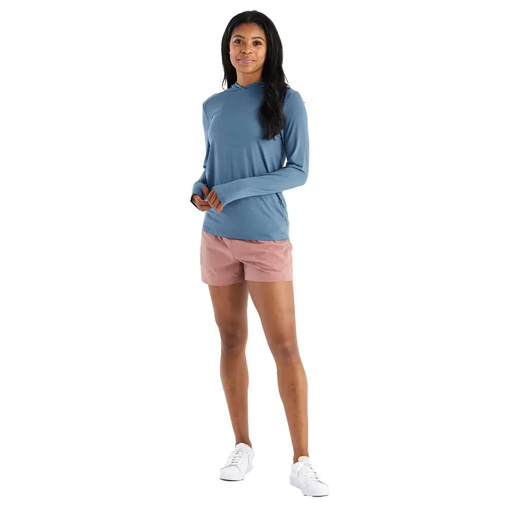 Women's Bamboo Shade Hoodie II - Slate Blue